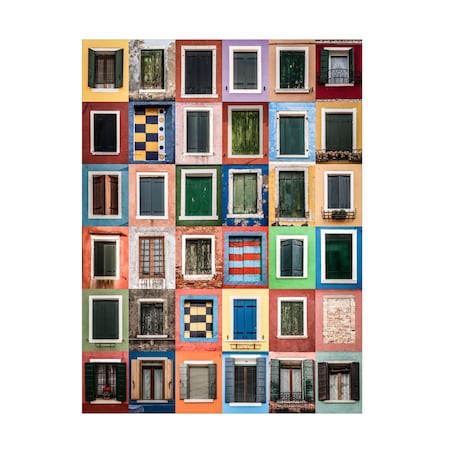 Nafets Norim 'Windows' Canvas Art, 35x47